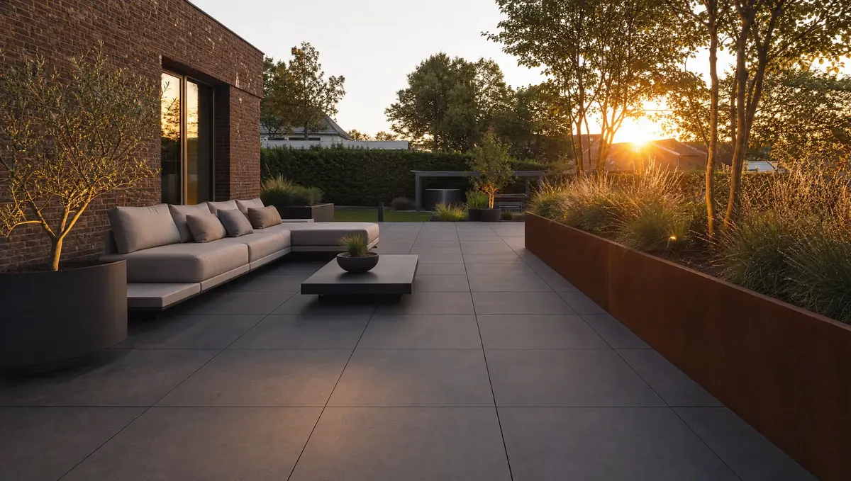 Terrassenbau – Der Platz, an dem der Garten benutzt wird.